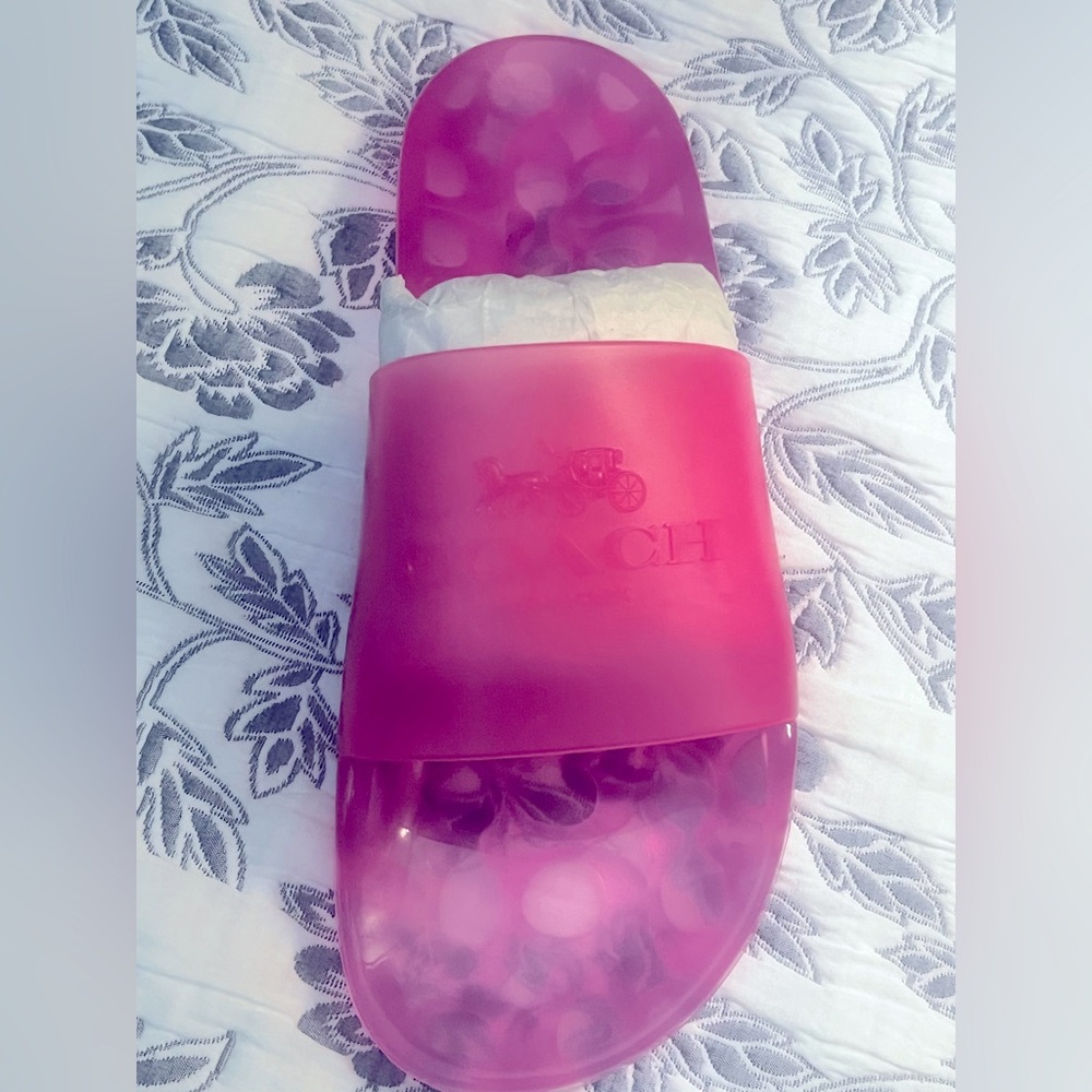 Ulyssa Rubber Slide 🌸👡🌸 BNWB Bold Pink